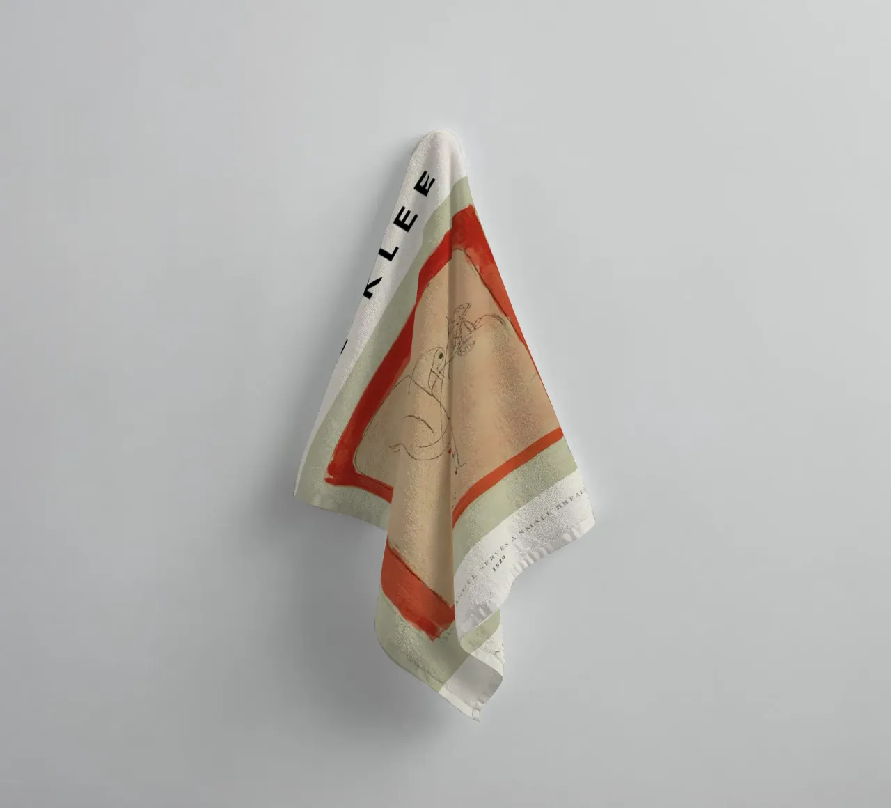 Klee - A Guardian Angel Serves a Small Breakfast towel by ARTOTHEK
