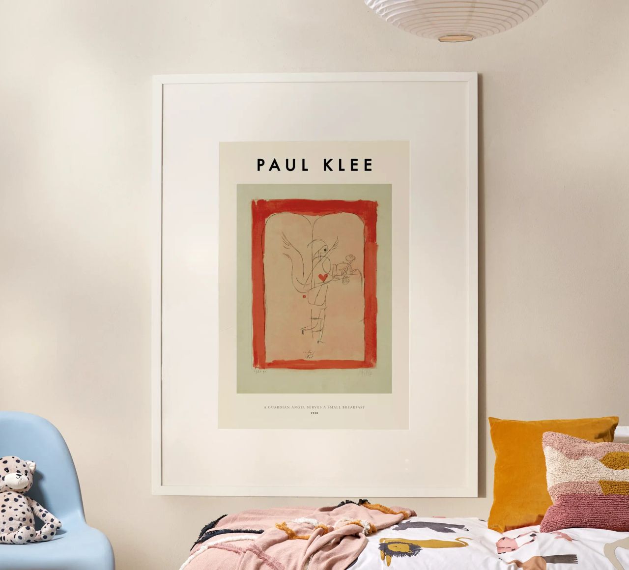 Klee - A Guardian Angel Serves a Small Breakfast poster de ARTOTHEK