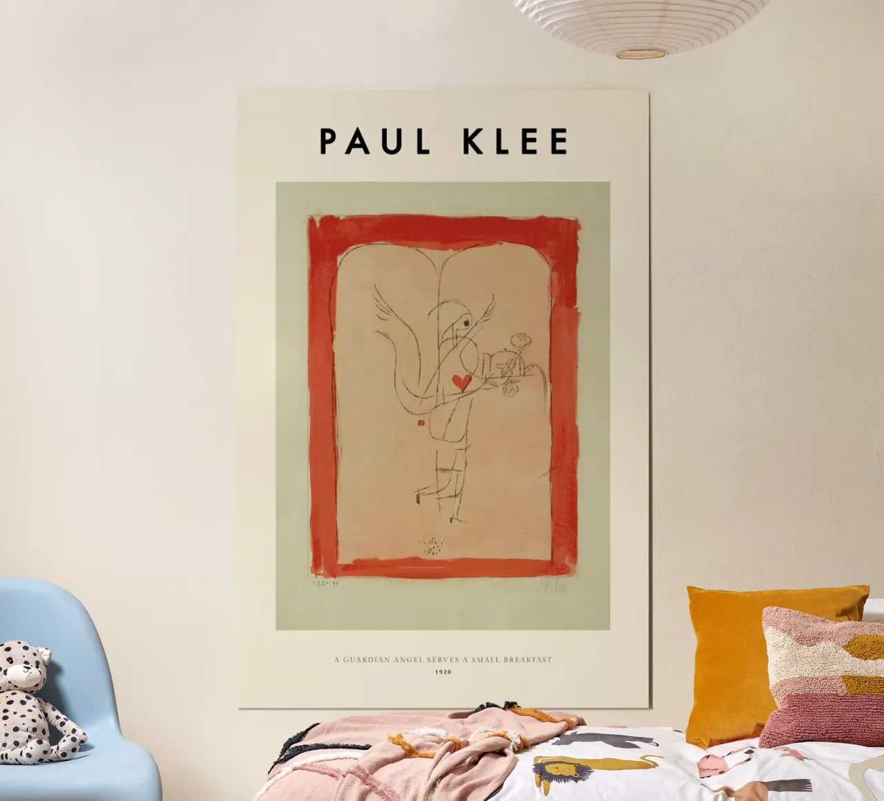 Klee - A Guardian Angel Serves a Small Breakfast poster da ARTOTHEK