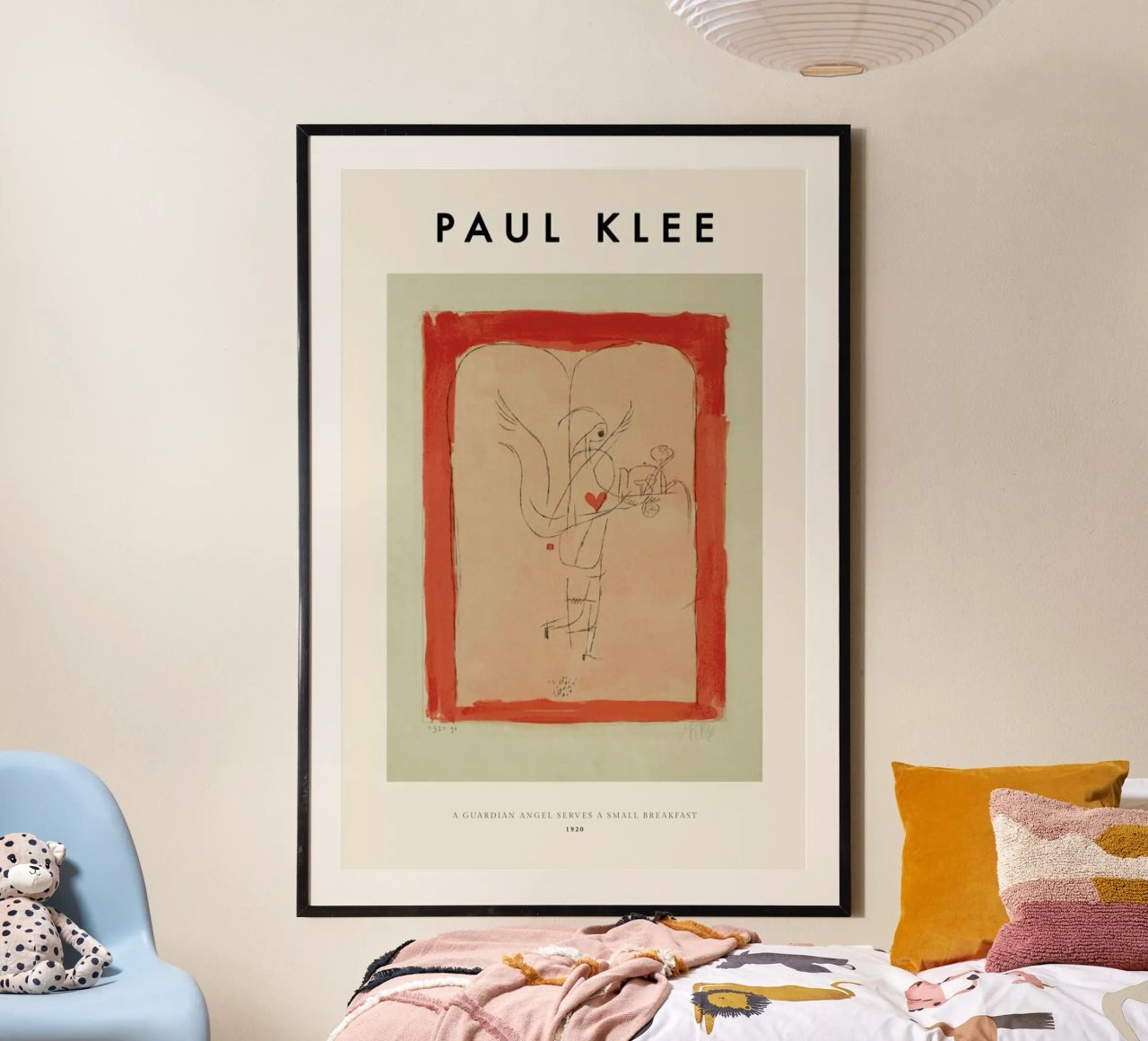 Klee - A Guardian Angel Serves a Small Breakfast poster de ARTOTHEK