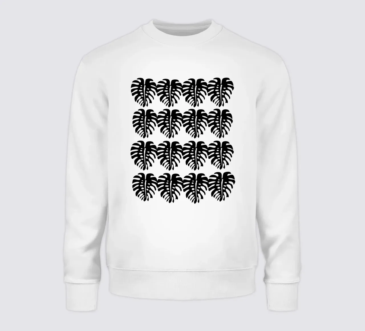 Minimalist Monstera felpa da Mariery Young