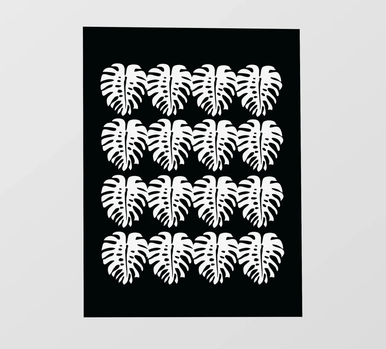 Minimalist Monstera telo in pvc da Mariery Young