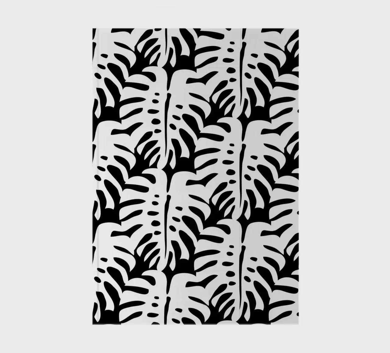 Minimalist Monstera notebook by Mariery Young