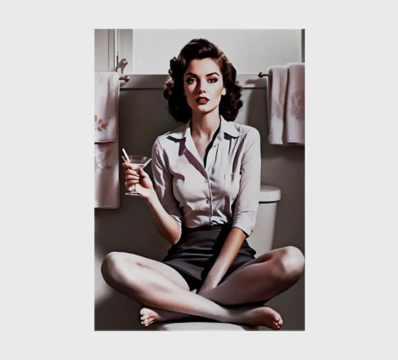 femmes buvant dans les toilettes carnet de notes de BlogSawoo