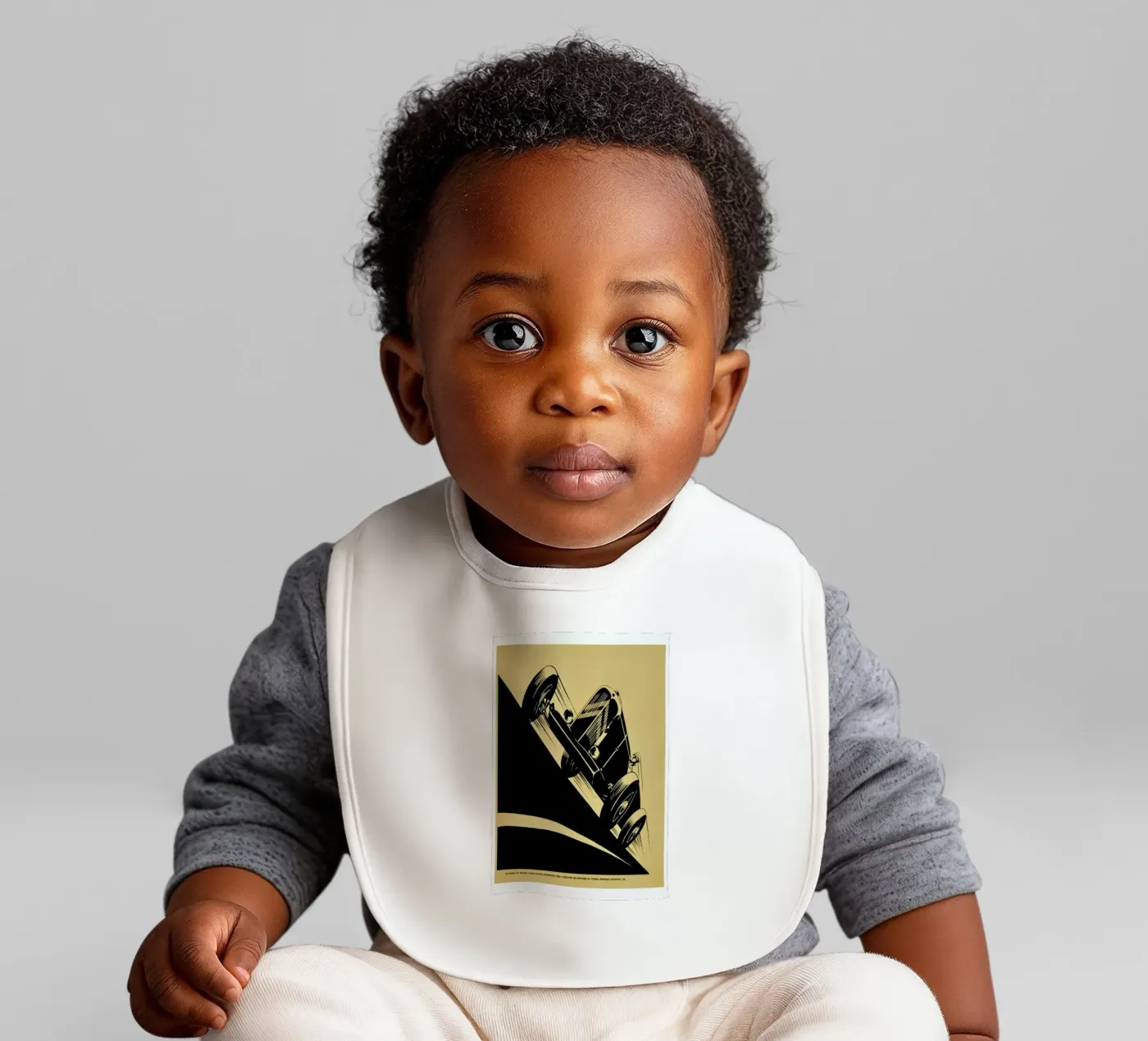 autoracing1 baby slabbetje van Robert Livingston