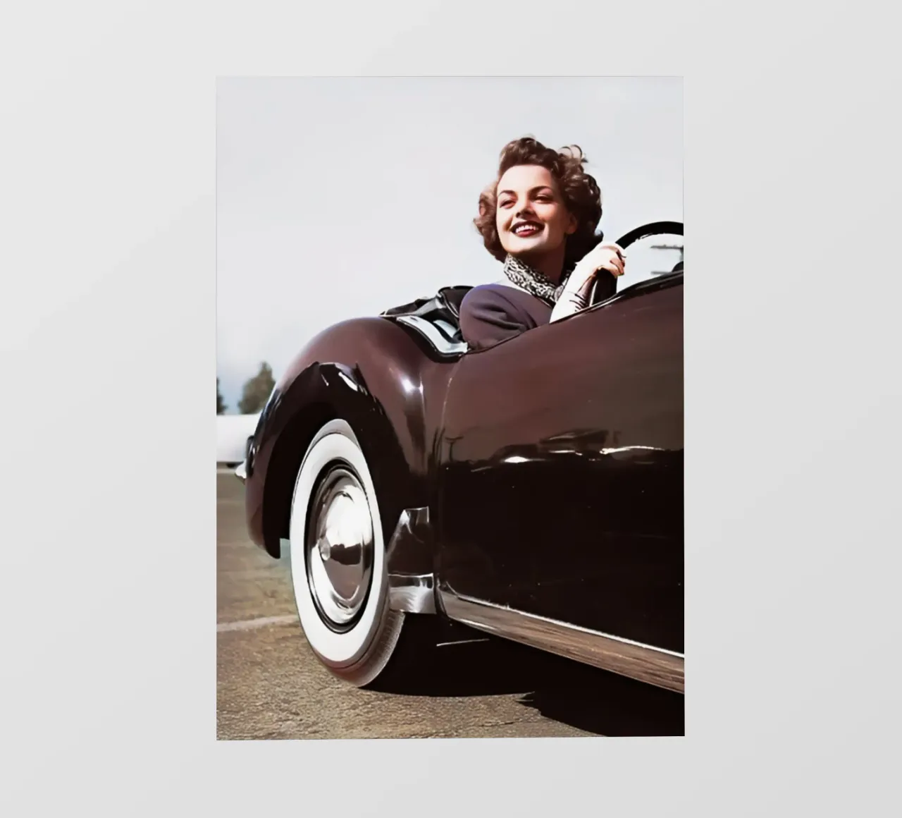 donne alla guida di un'auto pellicola backlit da BlogSawoo