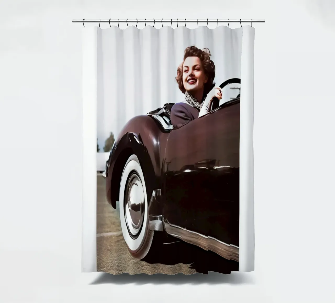 donne alla guida di un'auto tenda da doccia da BlogSawoo