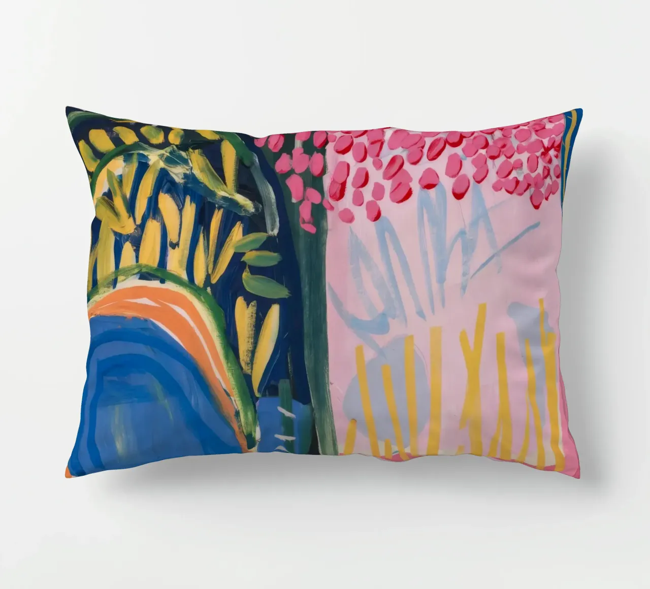 Sunrise Arch Bloom decorative cushion by Sublime Layers
