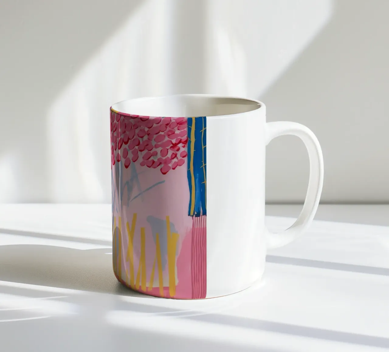 Arco dell'alba in fiore tazza in ceramica da Sublime Layers