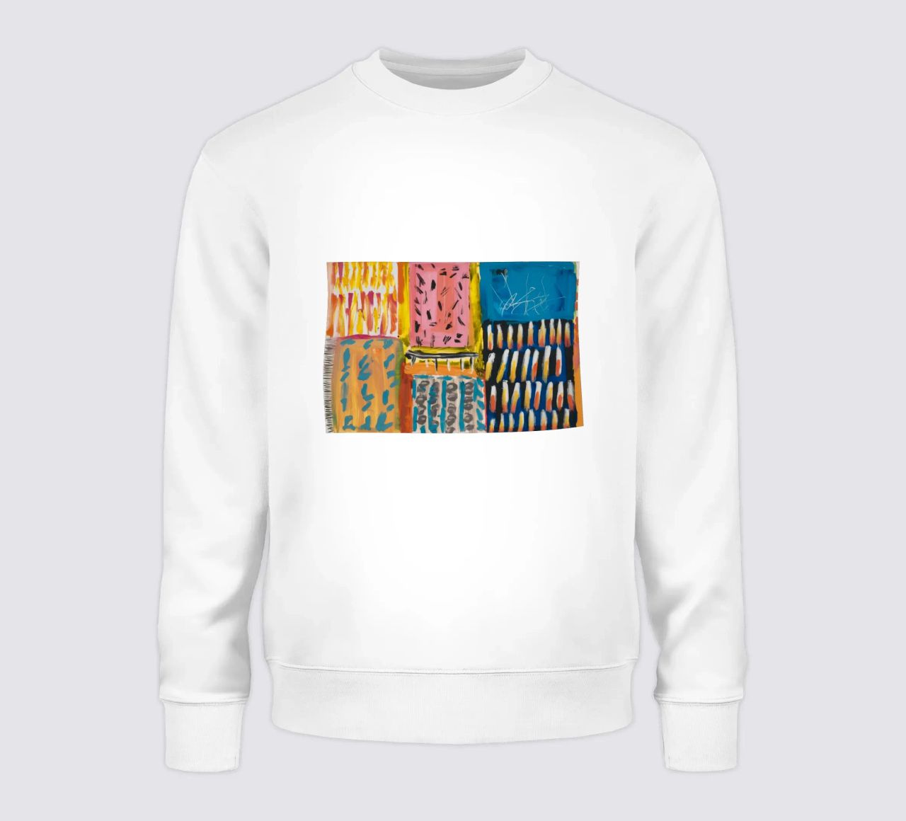 Patchwork a tinte mosaico felpa da Sublime Layers