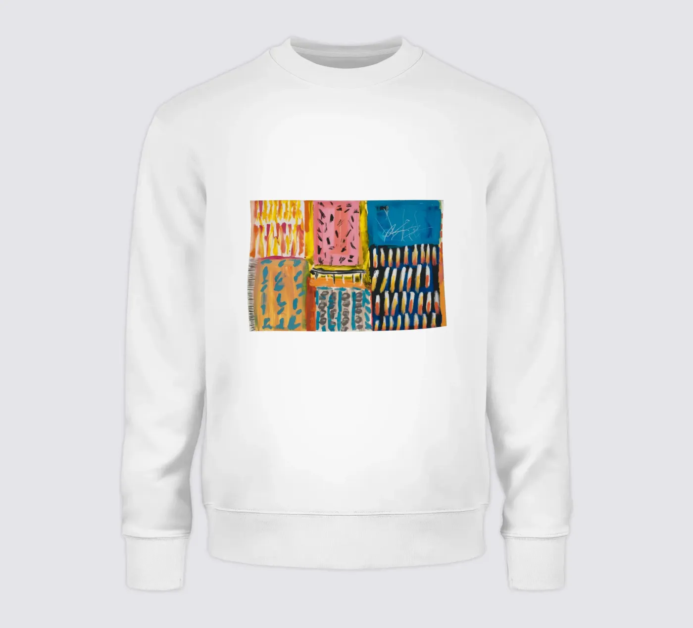 Mozaïek patchwork sweatshirt van Sublime Layers