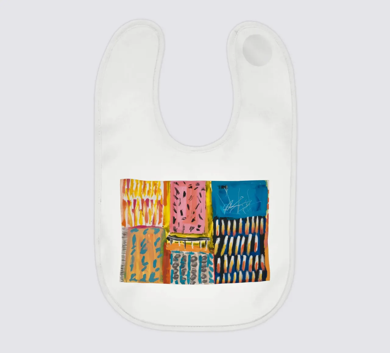 Patchwork a tinte mosaico bavaglino da Sublime Layers