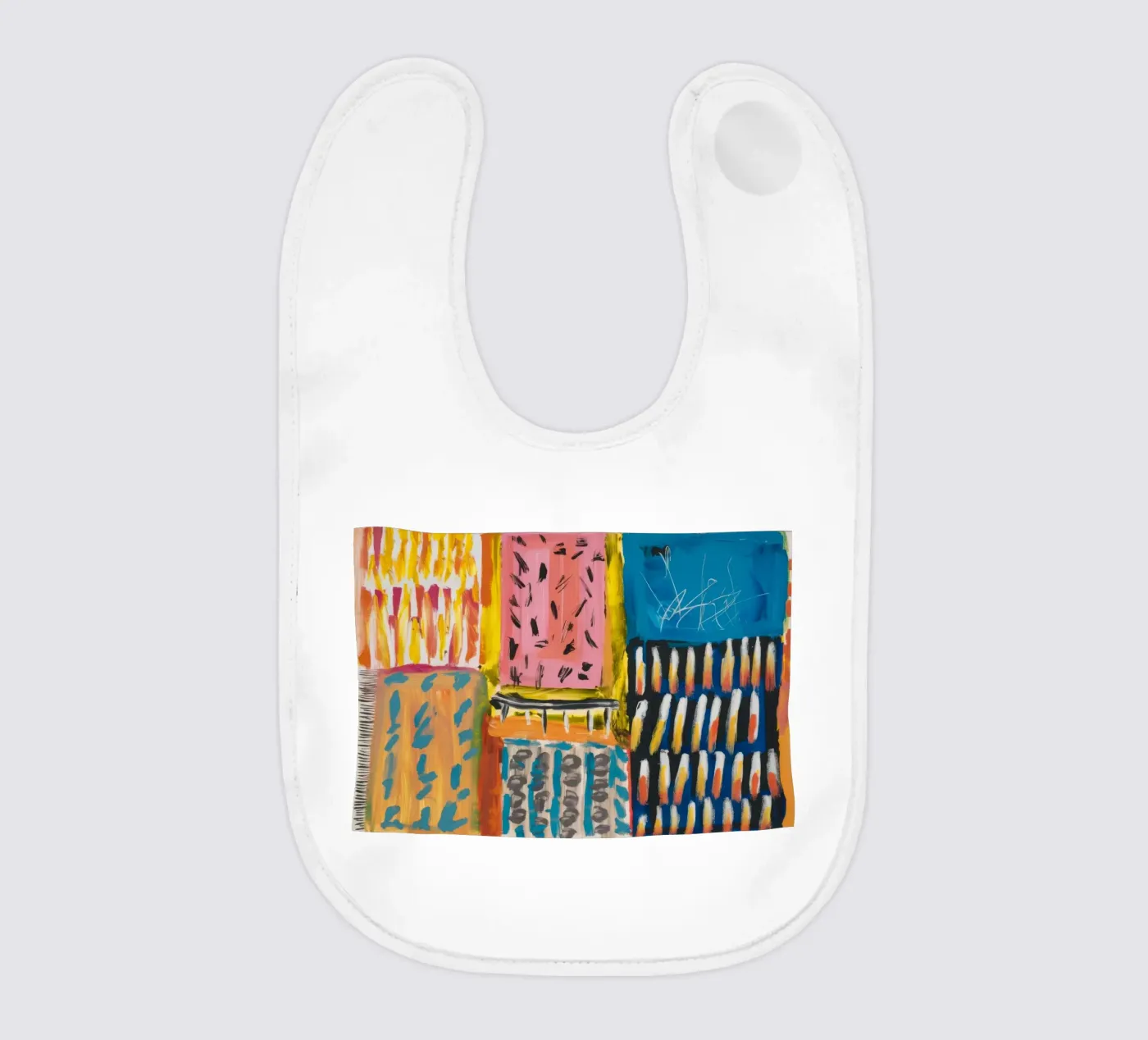 Patchwork a tinte mosaico bavaglino da Sublime Layers