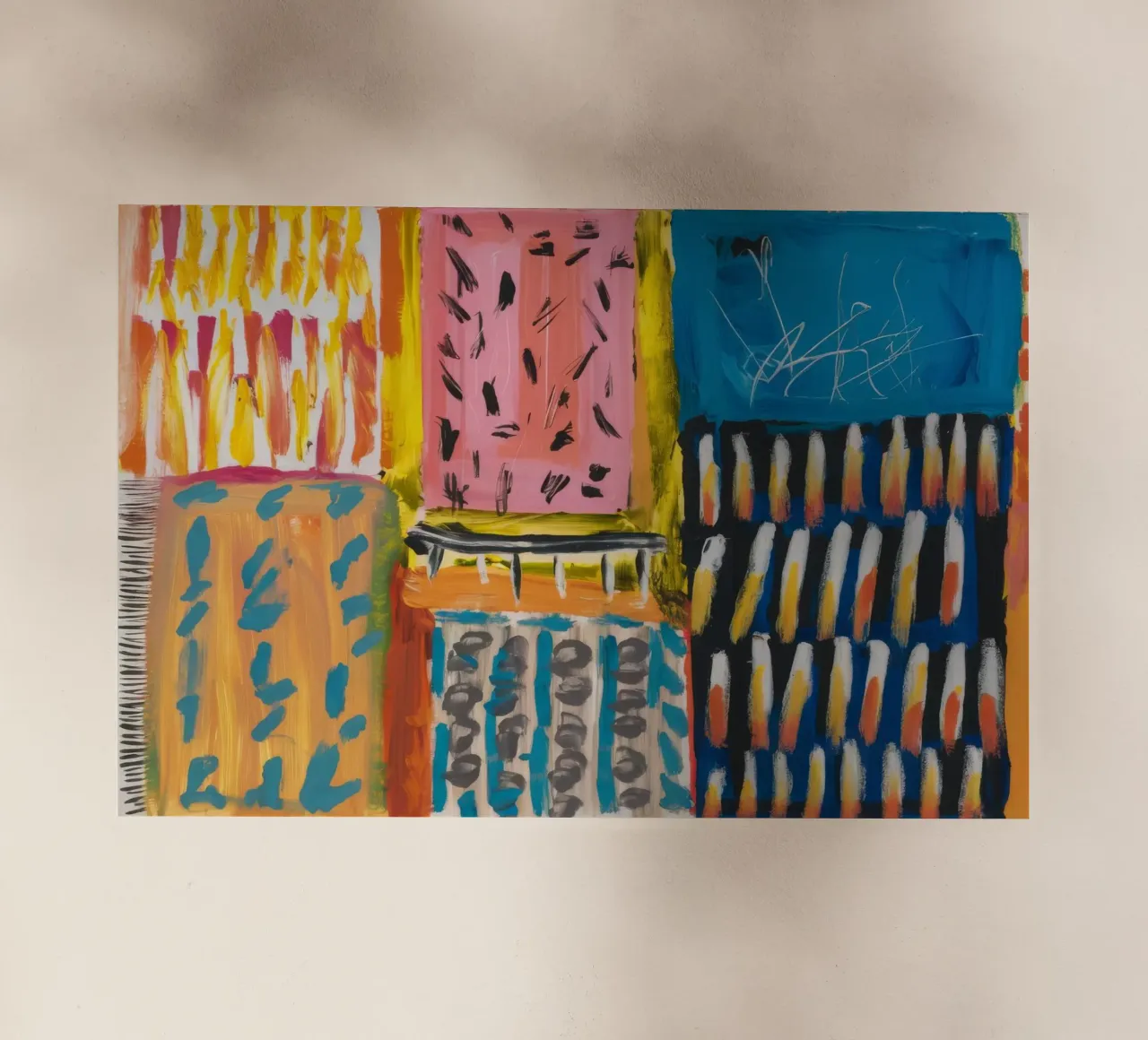 Patchwork a tinte mosaico pellicola backlit da Sublime Layers