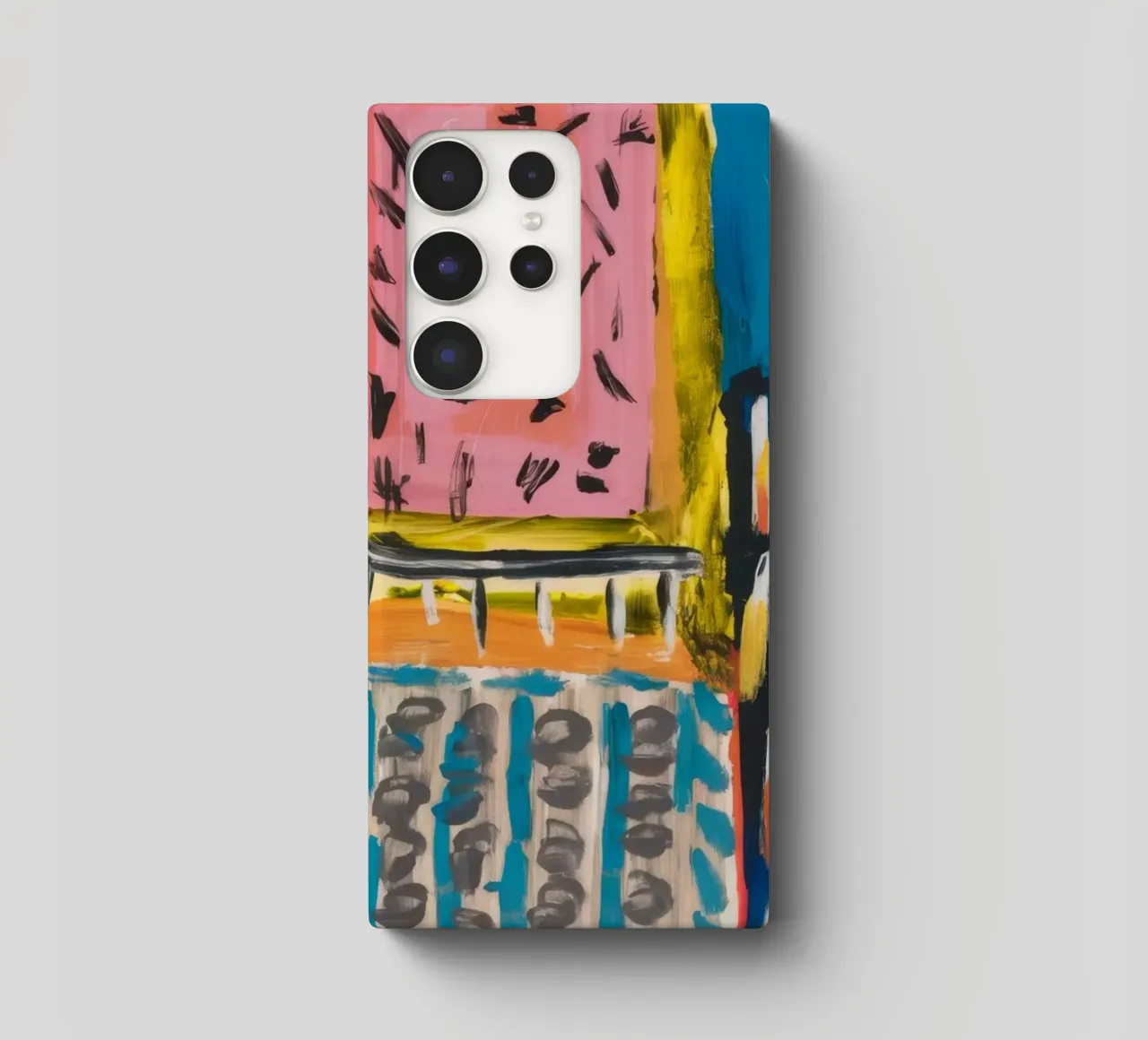 Patchwork a tinte mosaico cover samsung da Sublime Layers