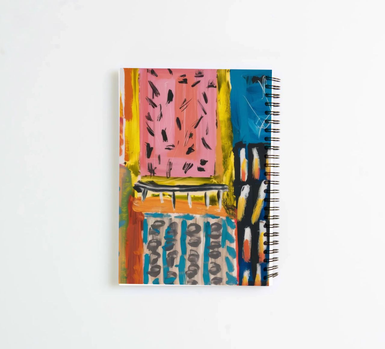 Patchwork a tinte mosaico diario ad anelli da Sublime Layers
