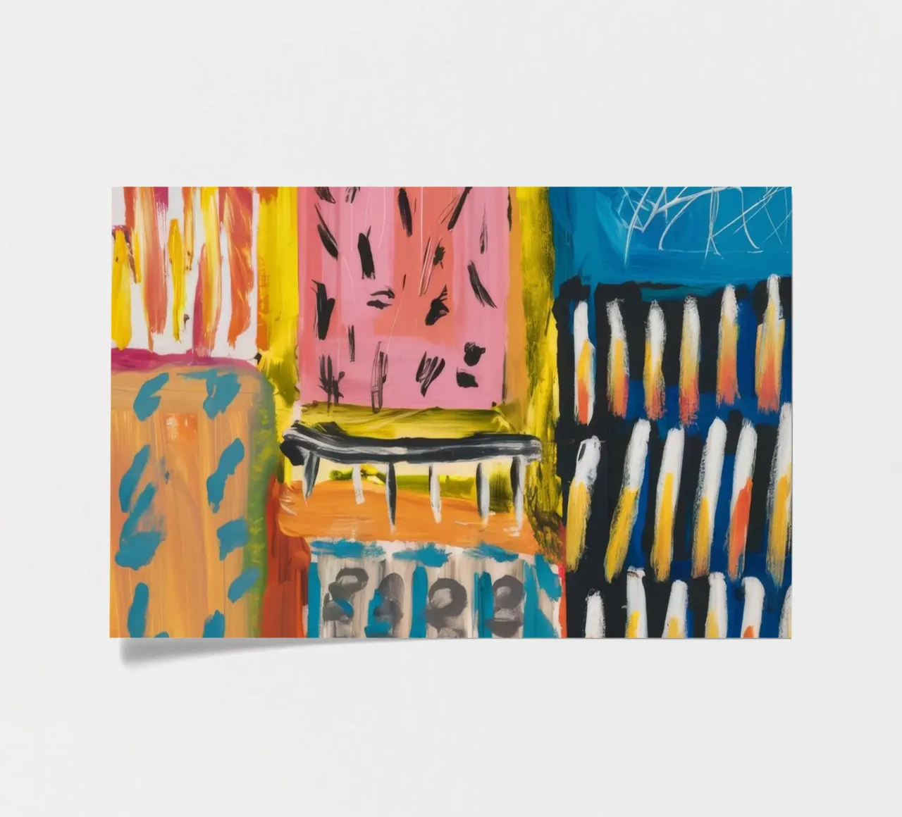 Mosaic Hue Patchwork stickervel van Sublime Layers