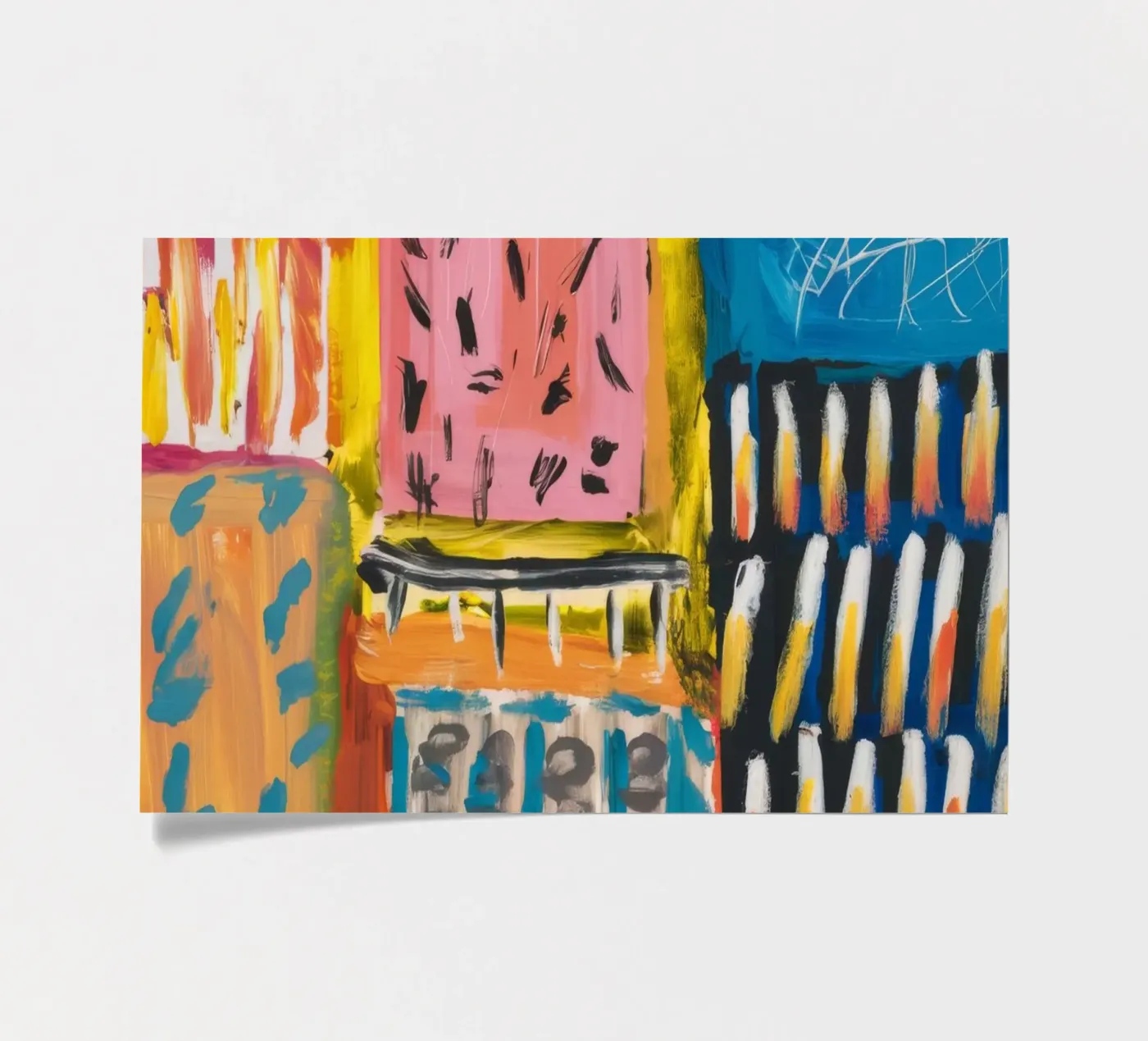 Mosaic Hue Patchwork sticker sheet by Sublime Layers