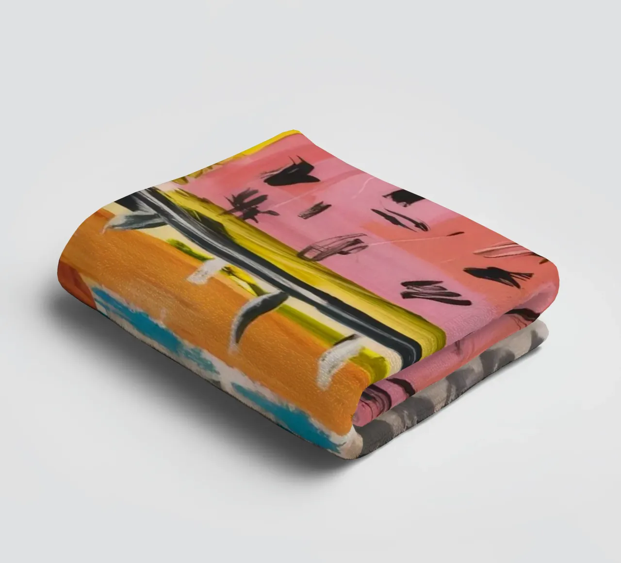 Mosaik Farbton Patchwork Handtuch von Sublime Layers
