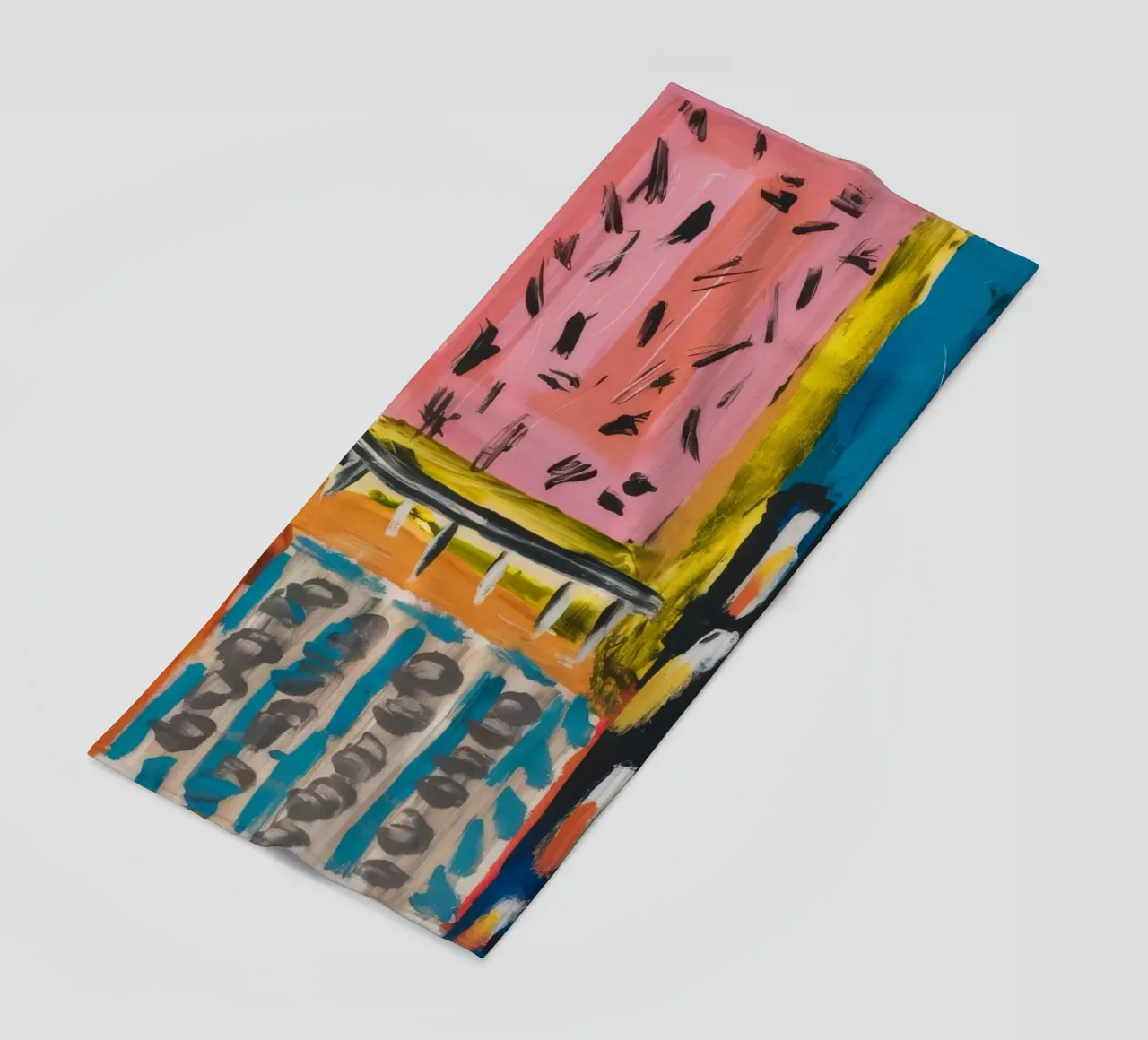 Patchwork a tinte mosaico telo mare da Sublime Layers