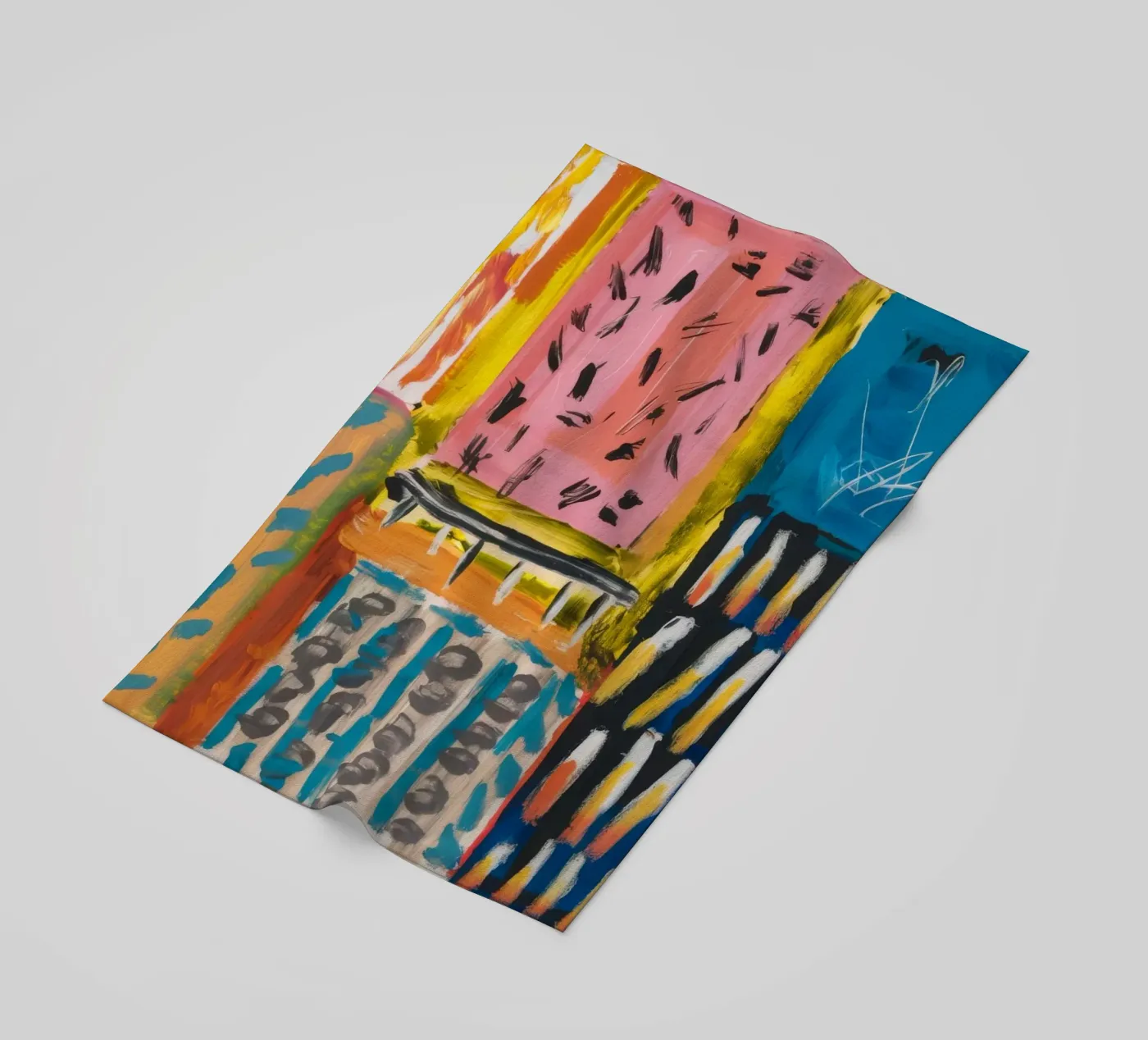 Mosaic Hue Patchwork telo mare da Sublime Layers