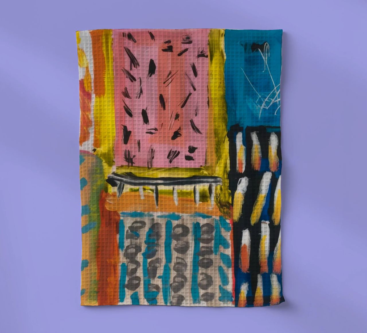 Patchwork a tinte mosaico canovaccio da cucina da Sublime Layers