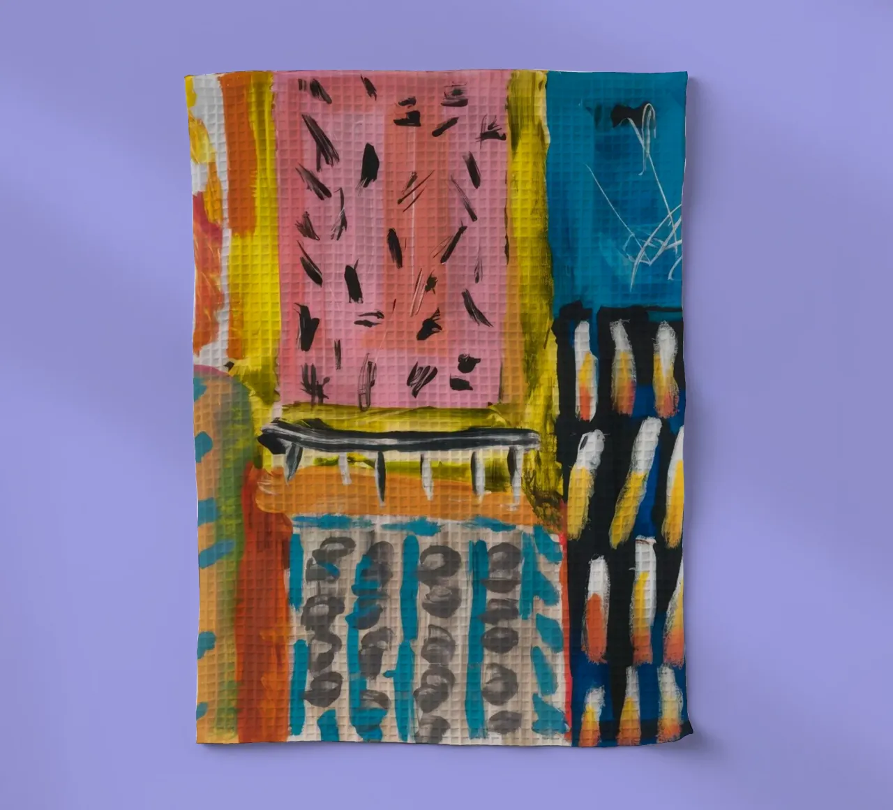 Patchwork a tinte mosaico canovaccio da cucina da Sublime Layers