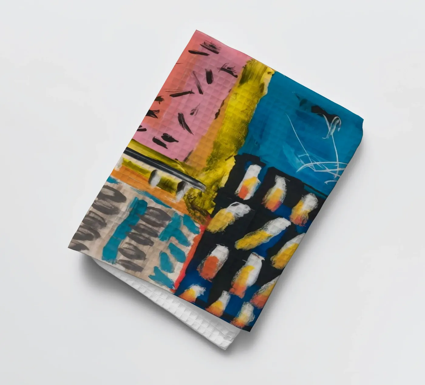 Mosaic Hue Patchwork theedoek van Sublime Layers