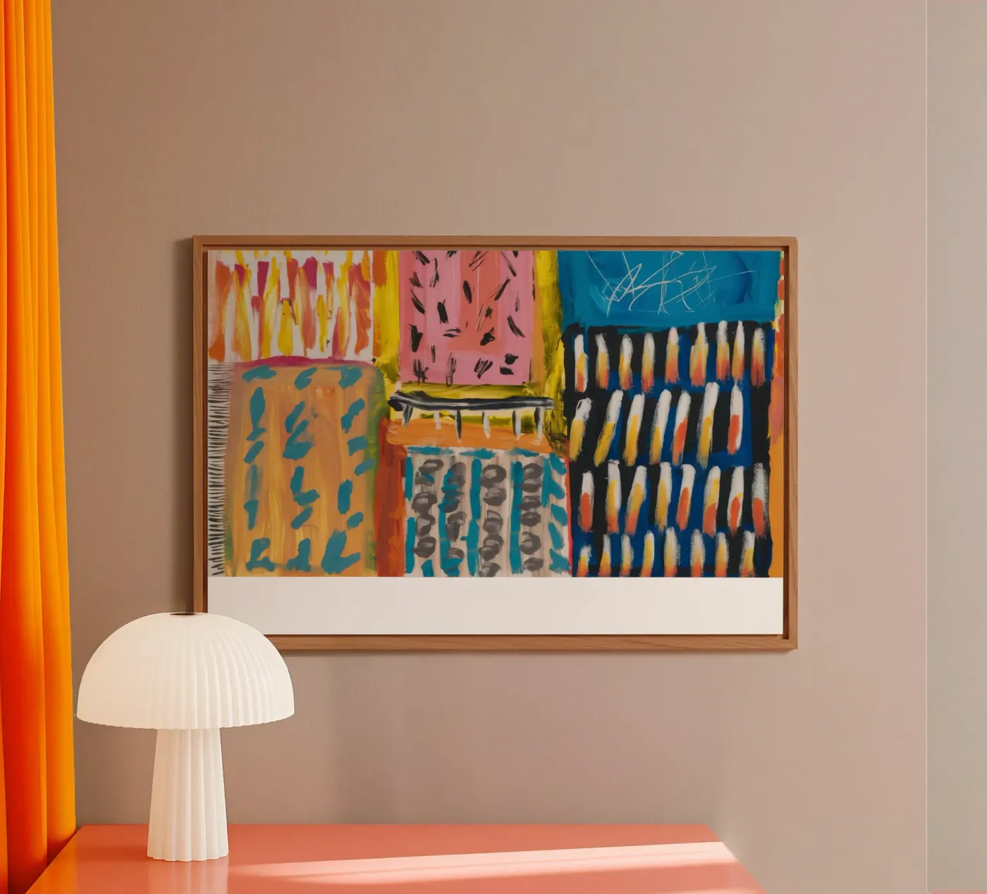 Mosaic Hue Patchwork forex-plaat van Sublime Layers