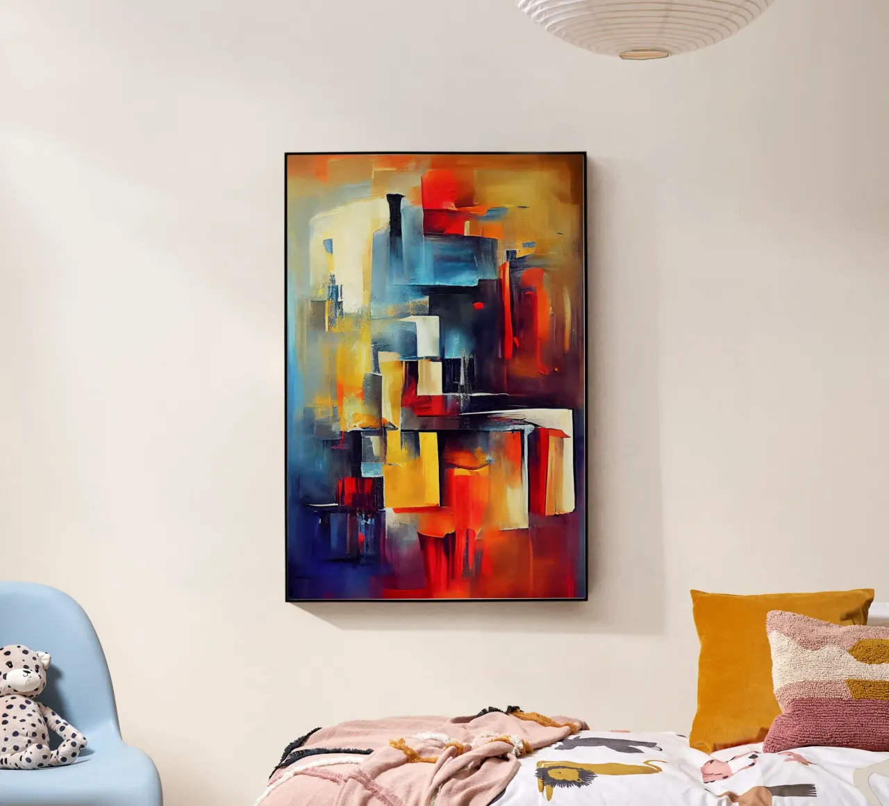 Astratto colorato plexiglass da Imagine