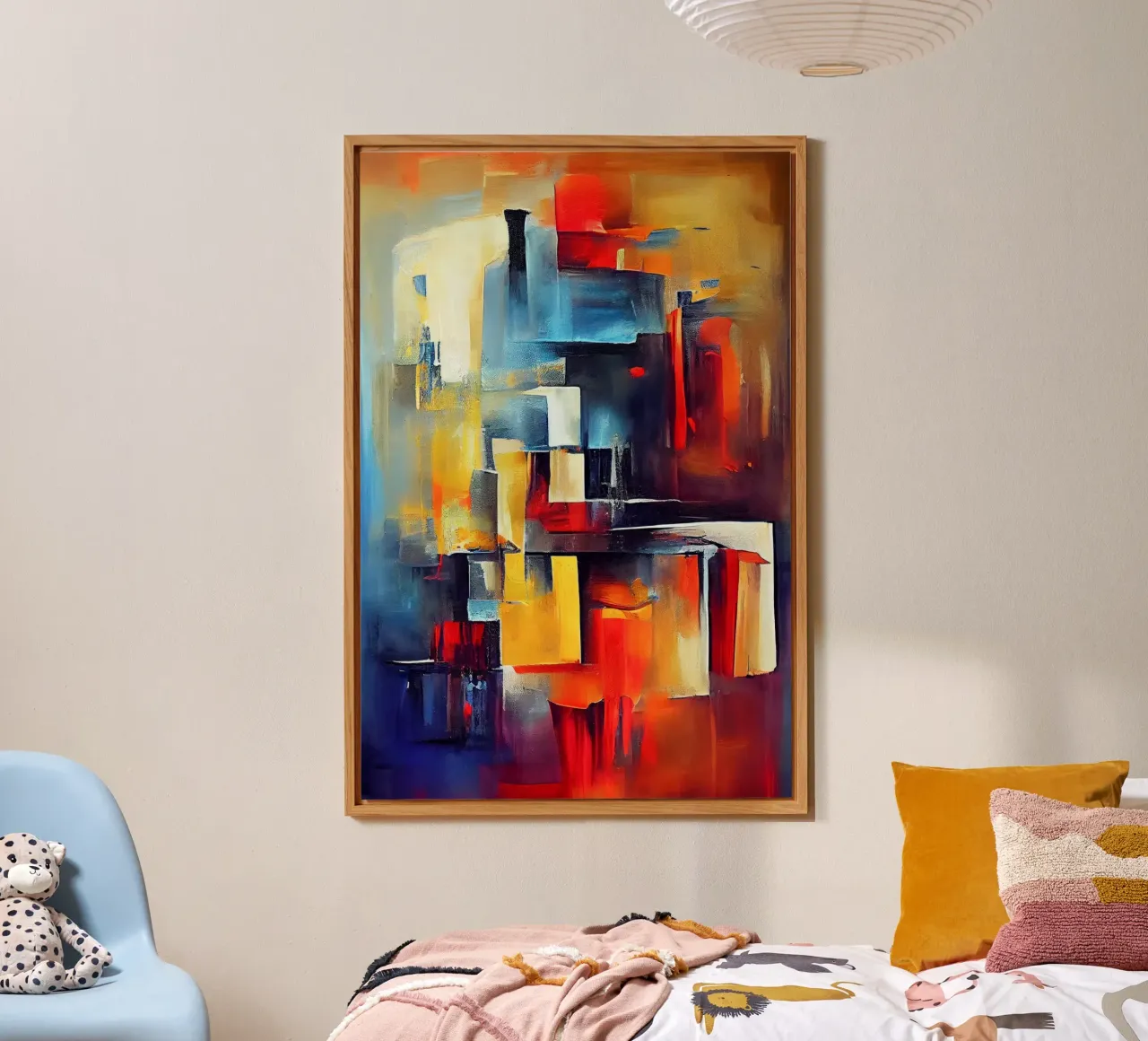 Astratto colorato alluminio dibond da Imagine