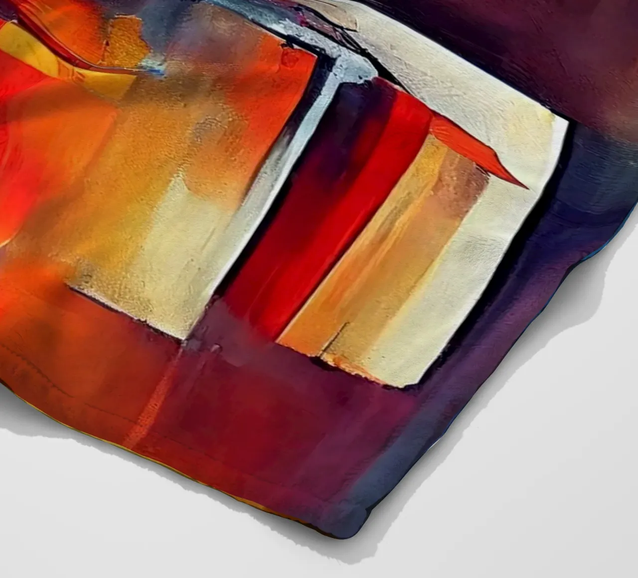 Astratto colorato coperta in pile da Imagine