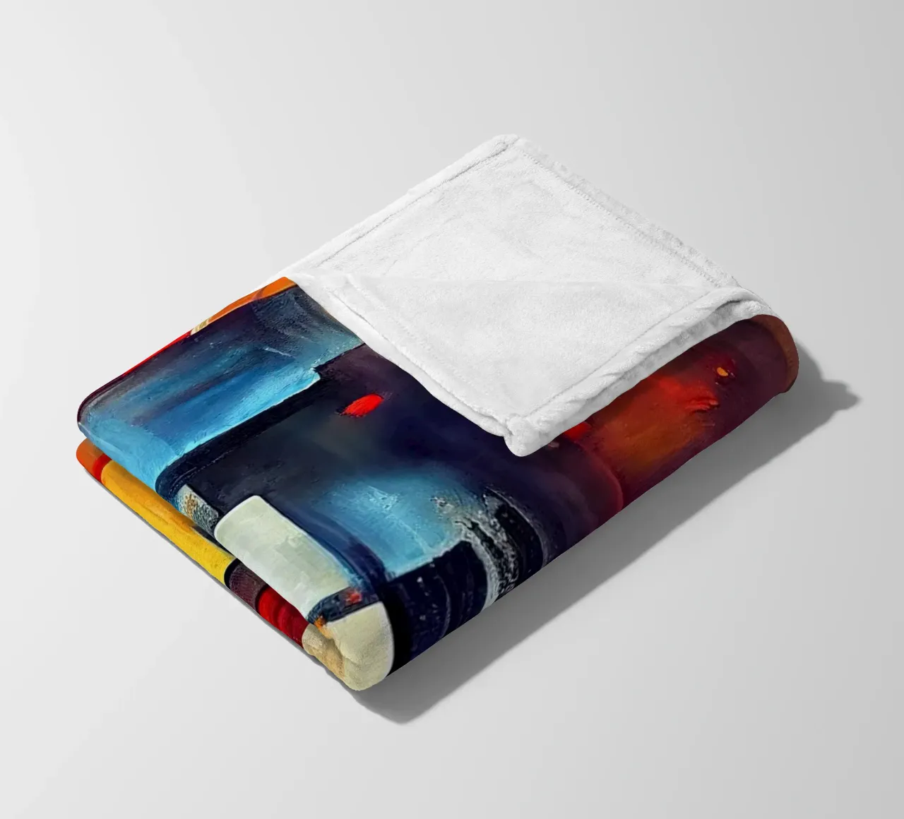 Astratto colorato coperta in pile da Imagine