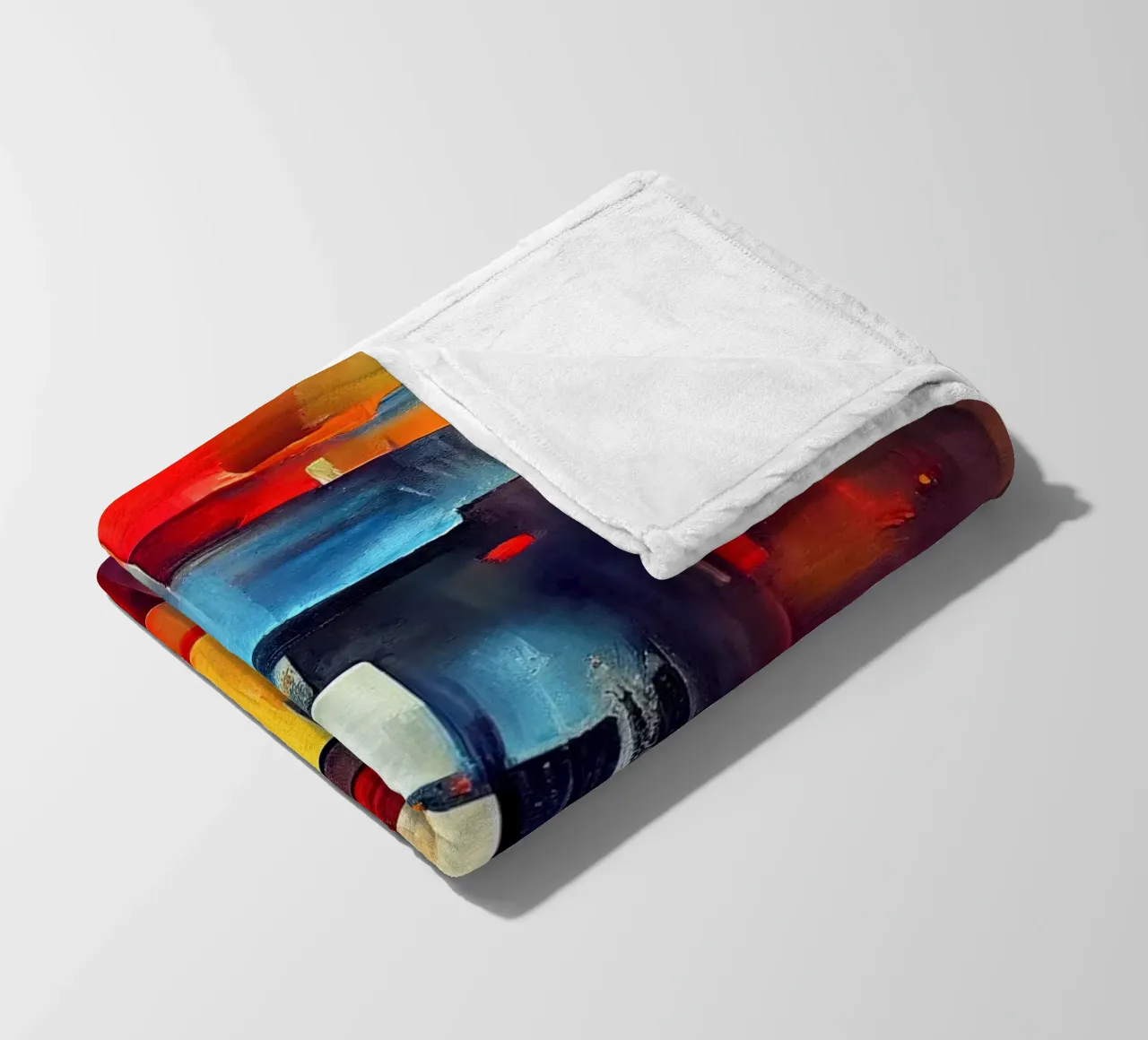 Astratto colorato coperta in pile da Imagine