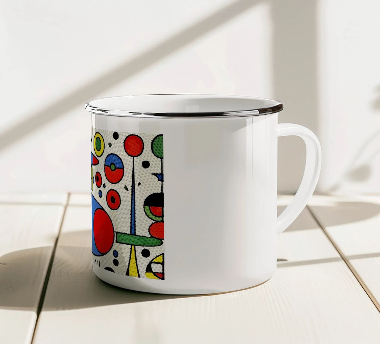 Omaggio a J.M. #3 tazza in smalto da ZAMART