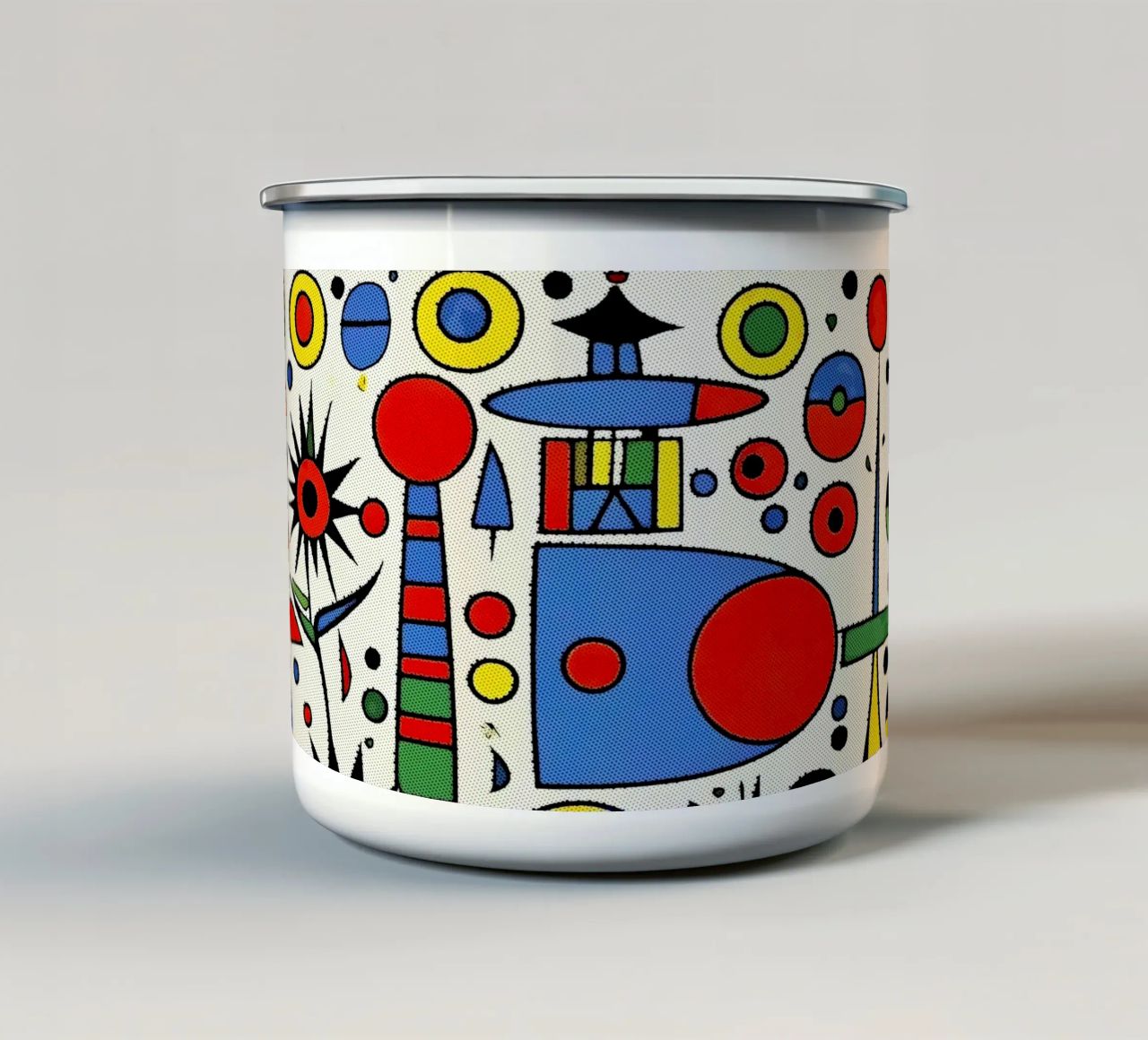 Omaggio a J.M. #3 tazza in smalto da ZAMART