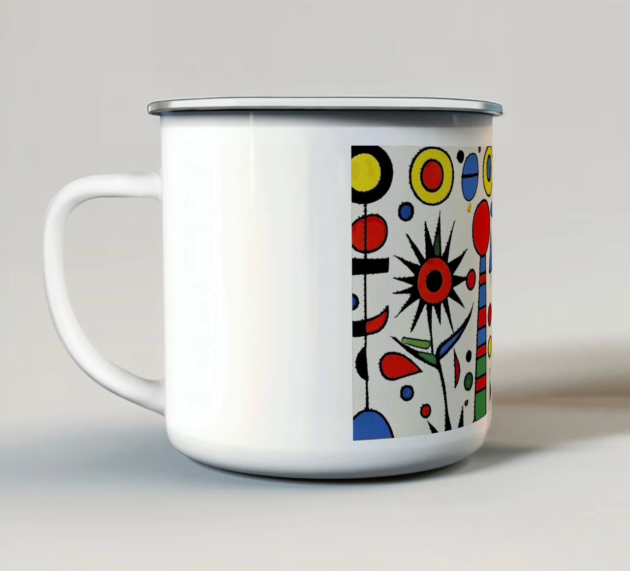 Omaggio a J.M. #3 tazza in smalto da ZAMART