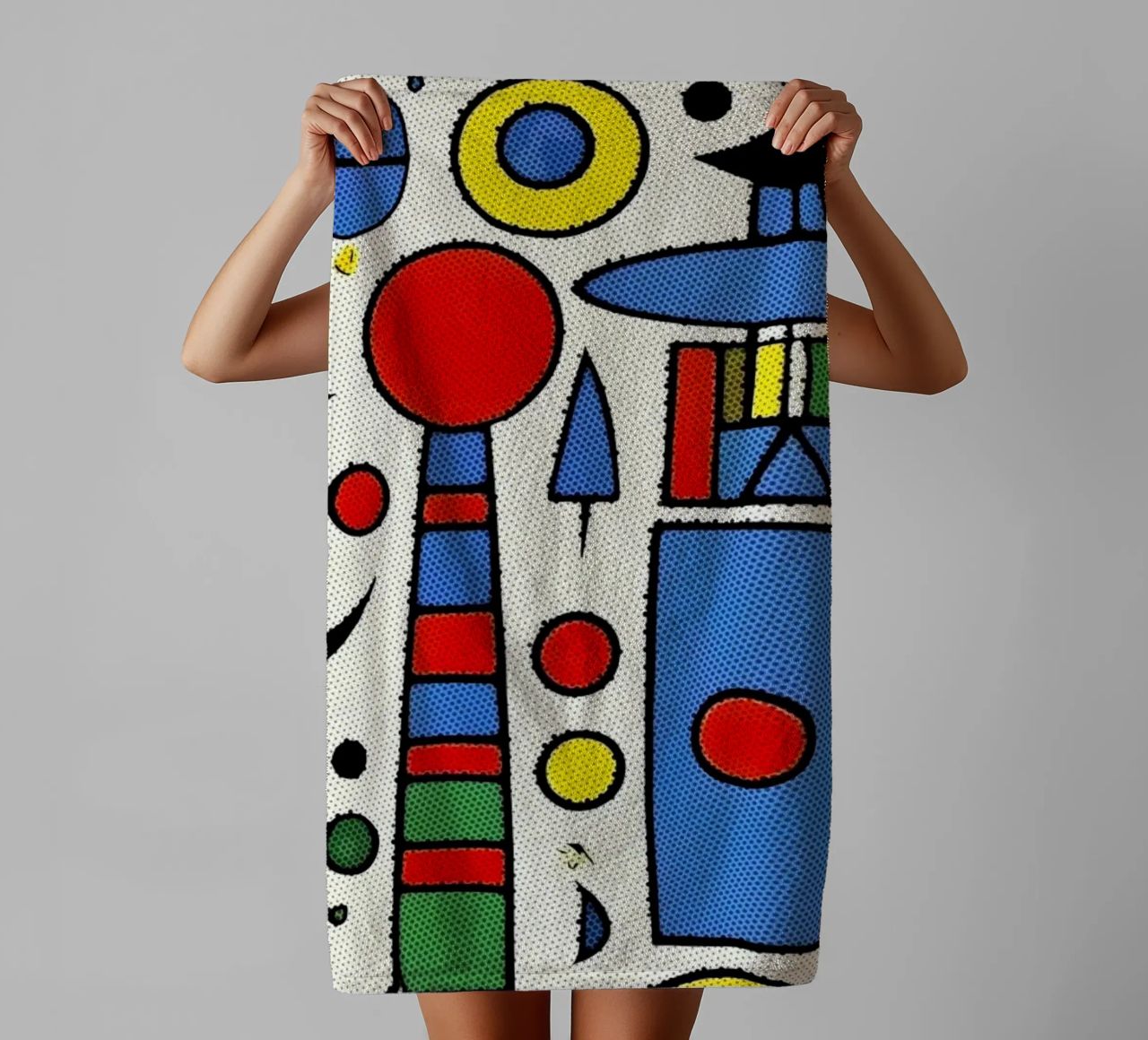 Hommage an J.M. #3 towel by ZAMART