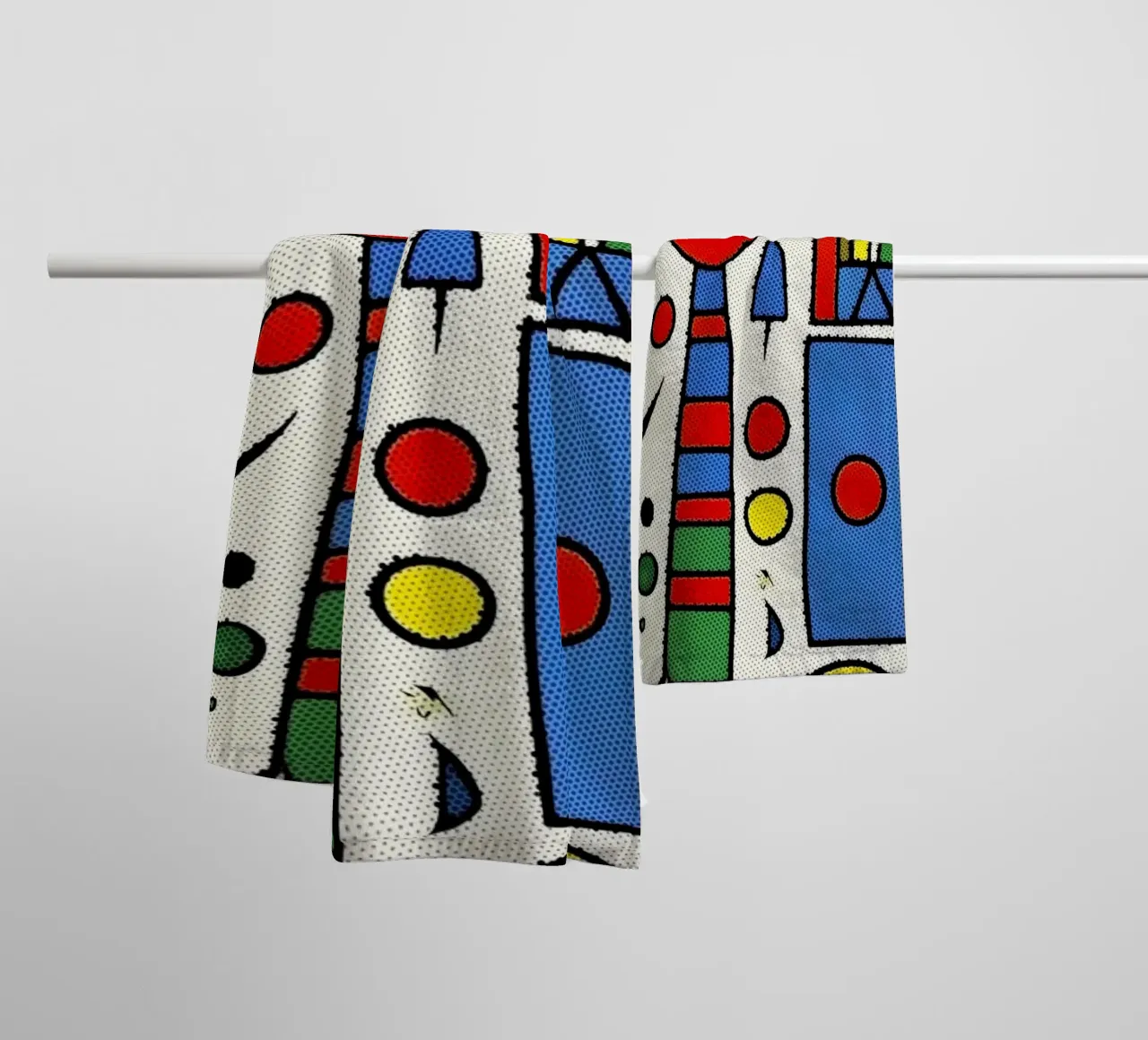 Hommage an J.M. #3 towel by ZAMART