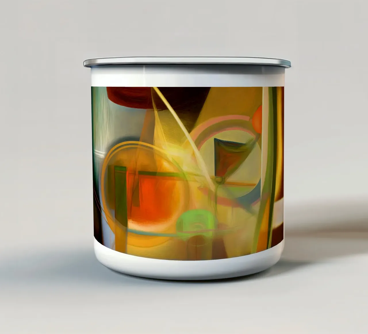 Arte da parete di Imagine tazza in smalto da Imagine
