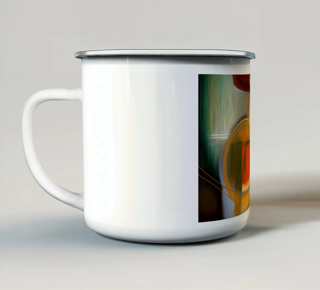 Arte da parete di Imagine tazza in smalto da Imagine