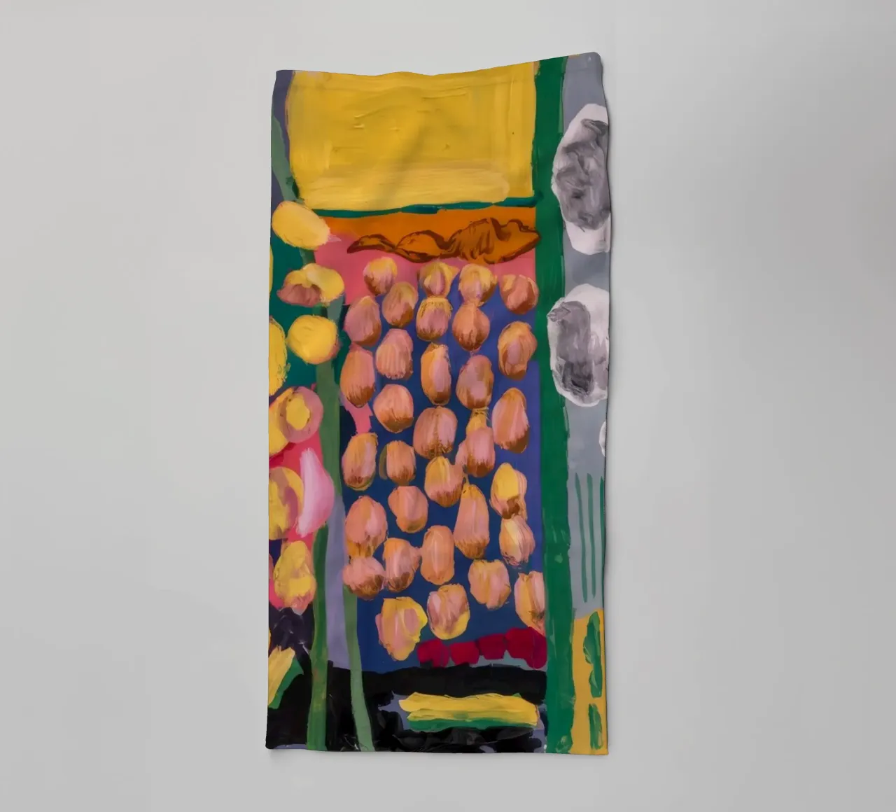 Chromatic Field Quilt towel by Sublime Layers