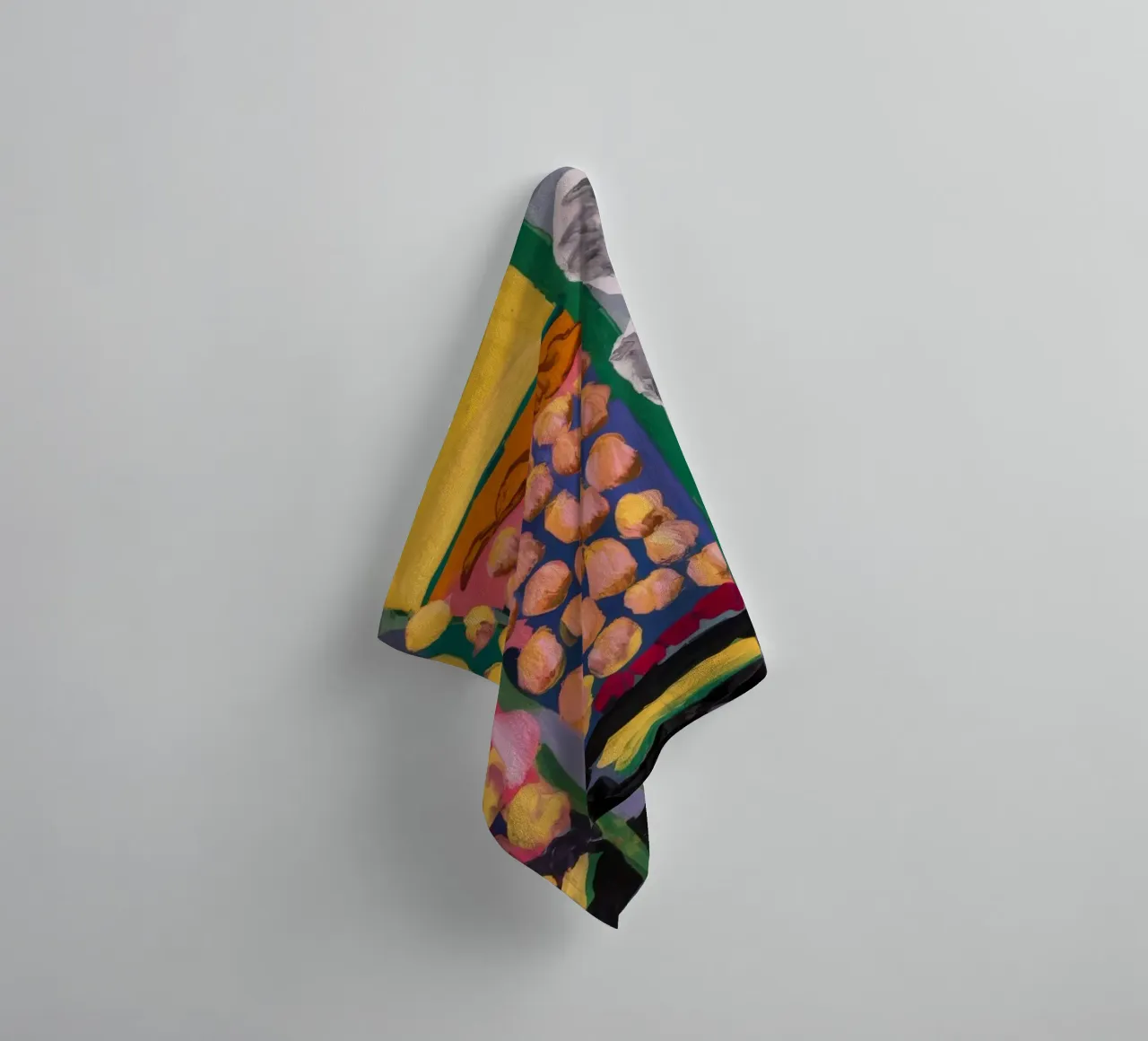 Chromatic Field Quilt towel by Sublime Layers