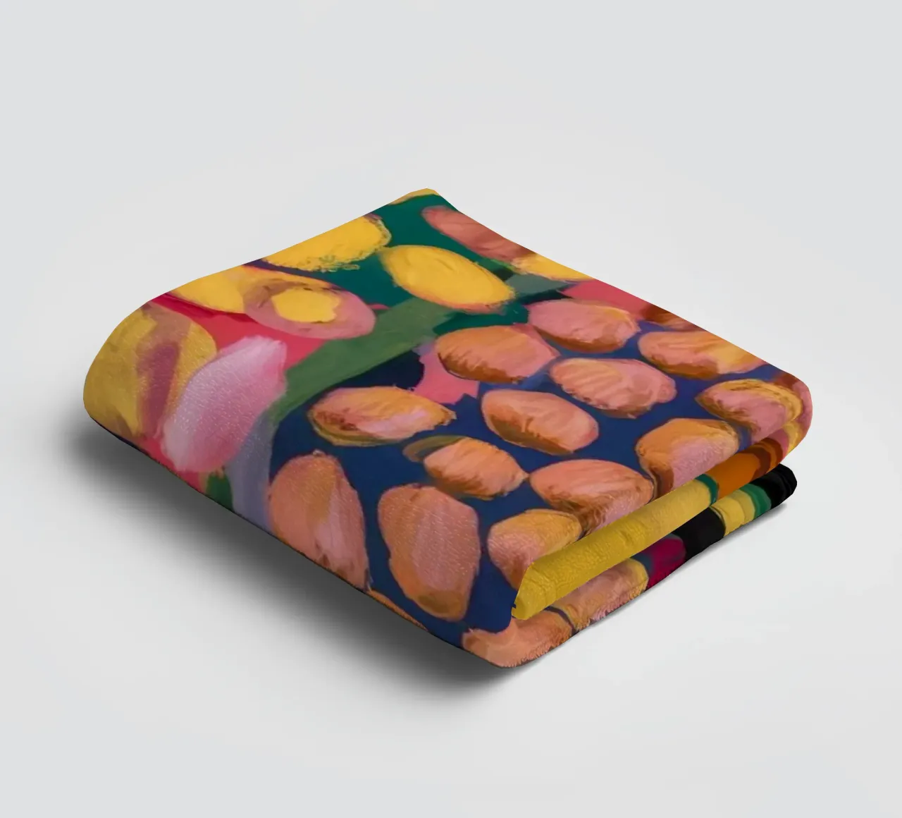 Chromatic Field Quilt towel by Sublime Layers
