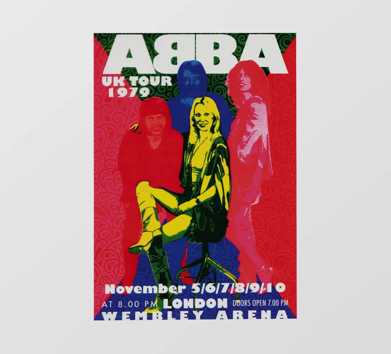 Gli ABBA e il sogno del vinile pellicola backlit da buky