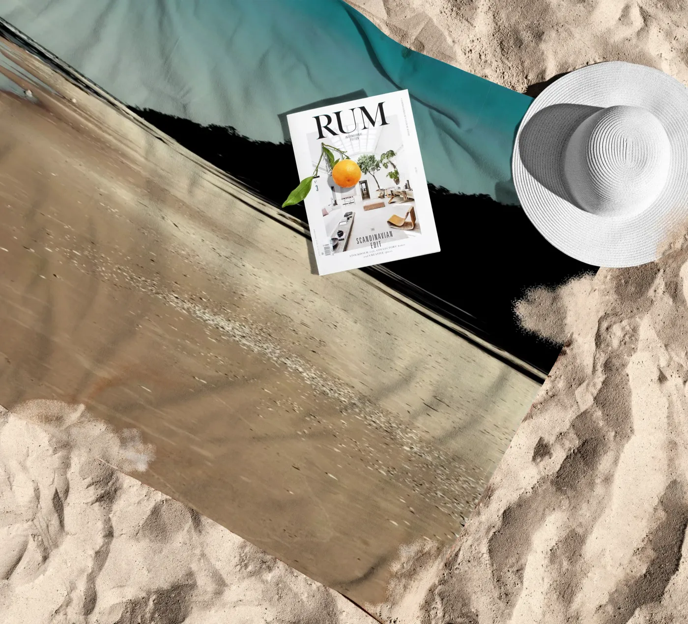 Beach Side serviette de plage de Sebastian Hilgetag