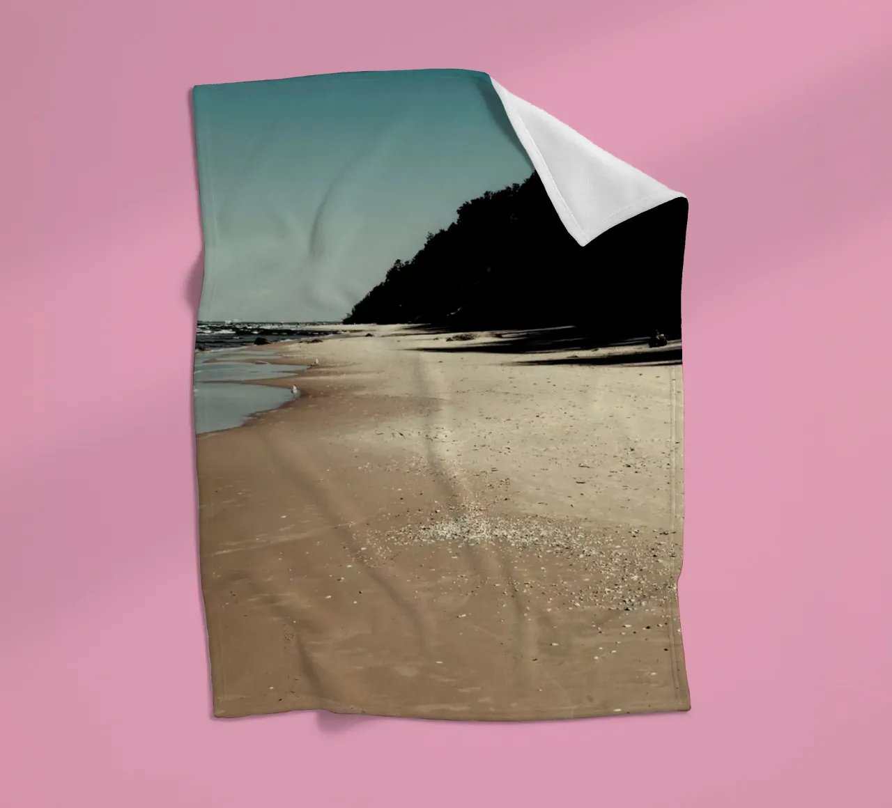 Beach Side fleecedeken van Sebastian Hilgetag