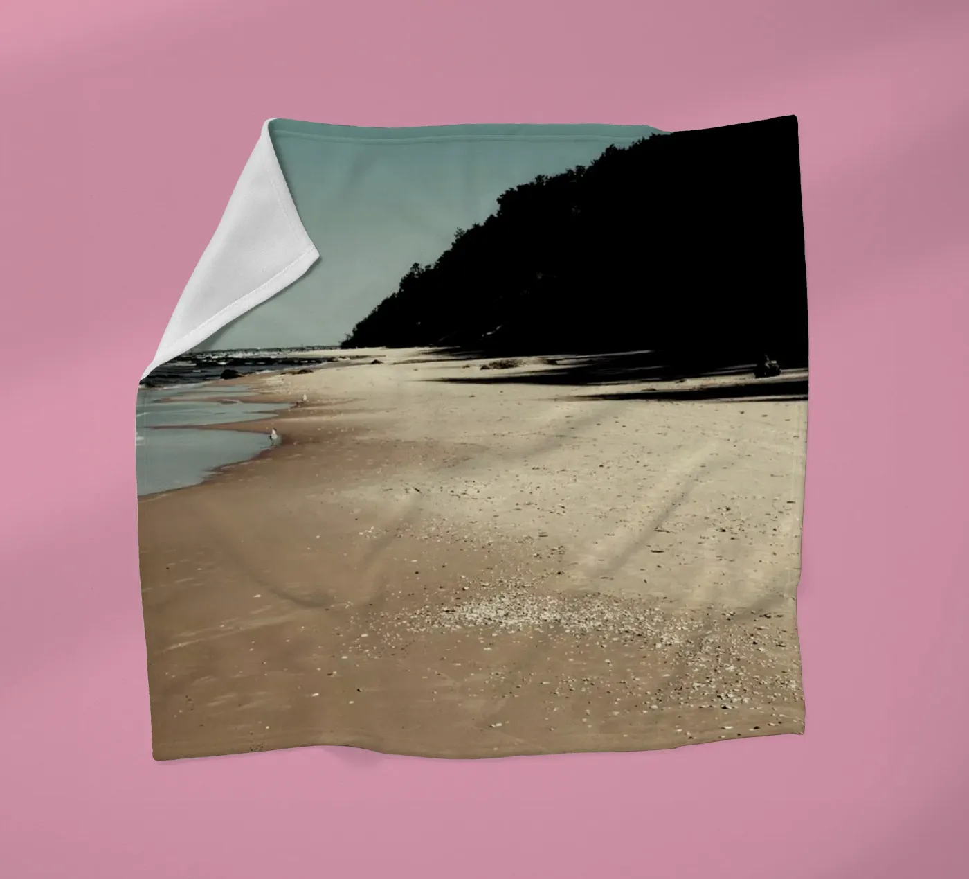 Beach Side Fleecedecke von Sebastian Hilgetag