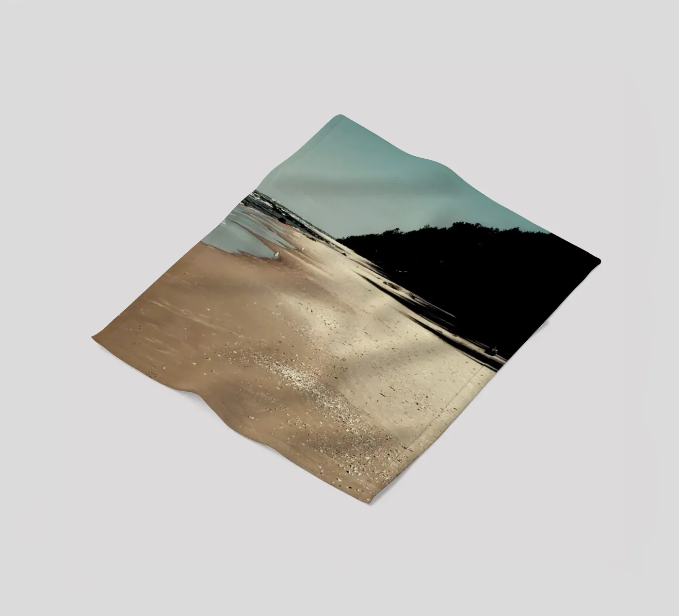 Beach Side Fleecedecke von Sebastian Hilgetag