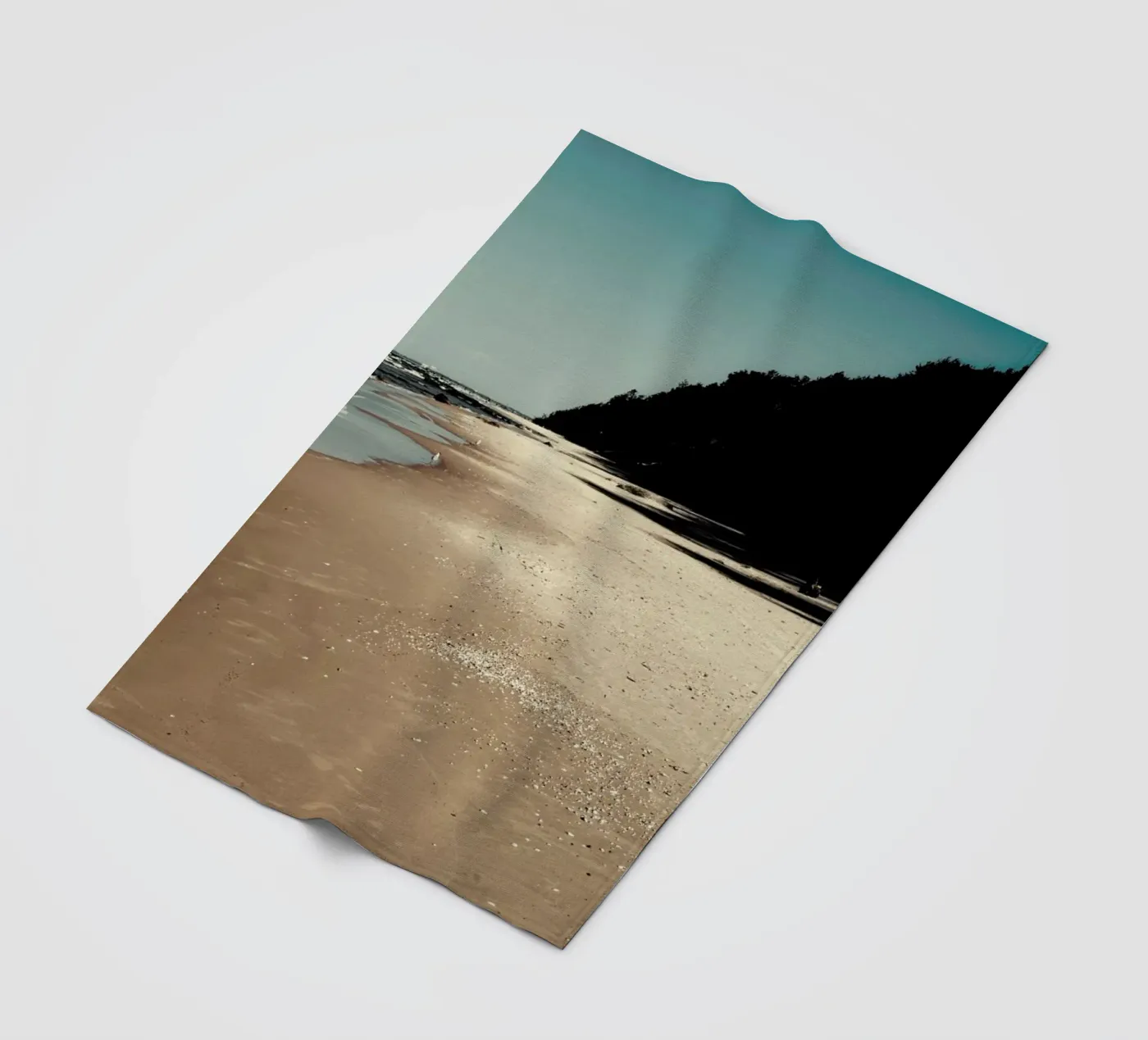 Beach Side Fleecedecke von Sebastian Hilgetag